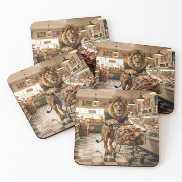 Item preview, Lion Visits the Butcher designed and sold by Tridentulus.