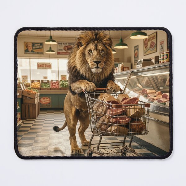 Item preview, Lion Visits the Butcher designed and sold by Tridentulus.