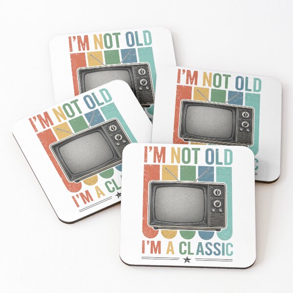 Item preview, I'm Not Old I'm Classic Retro TV Design designed and sold by QuiteOrbit.