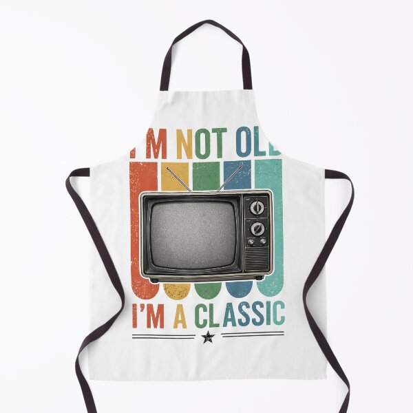 Item preview, I'm Not Old I'm Classic Retro TV Design designed and sold by QuiteOrbit.