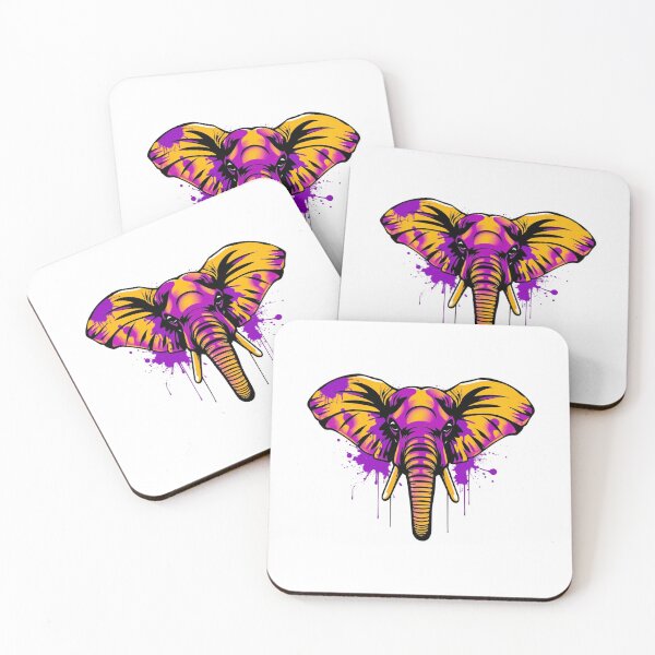 Item preview, Elephant Graffiti Street Art - Modern Graphic Art  designed and sold by QuirkThreadsCo.