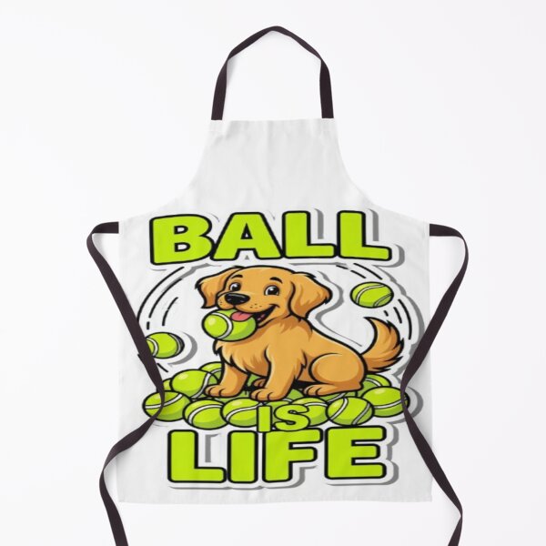 Item preview, Ball Is Life Funny Golden Retriever Tennis Ball Design designed and sold by ClaussShop.