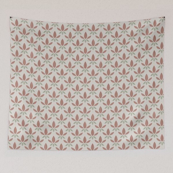 Item preview, Modern Scandinavian Floral Geometric Seamless Pattern in Earthtones designed and sold by DColourMuse.
