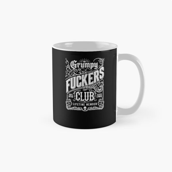 Item preview, Grumpy Fuckers Club Lifetime Member Sarcastic Vintage designed and sold by Hedoraxe.
