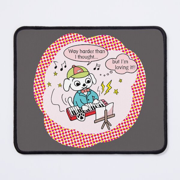 Item preview, Pop Art Cartoon Dog Playing Musical Keyboard designed and sold by cremedecolor.