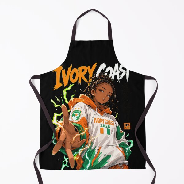 Item preview, Epic Ivory Coast Anime Soccer Girl - World Cup 2026 designed and sold by Senpai Syndicate.