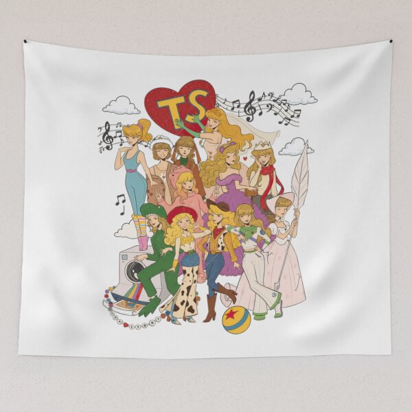 Item preview, Cowgirl Doll Character Collection Music Fan Collage Design designed and sold by bvarkox.