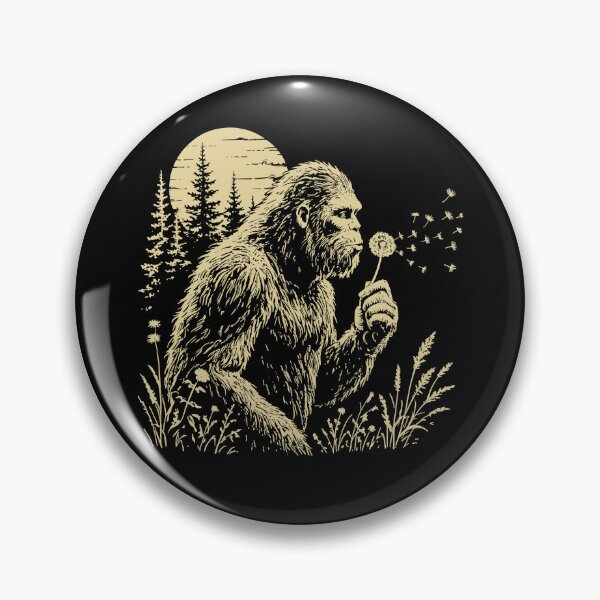 Item preview, Bigfoot Blowing Wishes Funny Bigfoot Blowing Dandelion designed and sold by Hedoraxe.