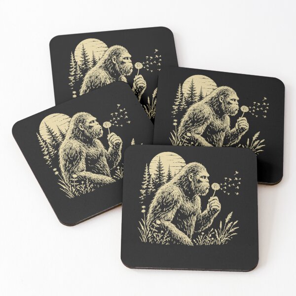 Item preview, Bigfoot Blowing Wishes Funny Bigfoot Blowing Dandelion designed and sold by Hedoraxe.