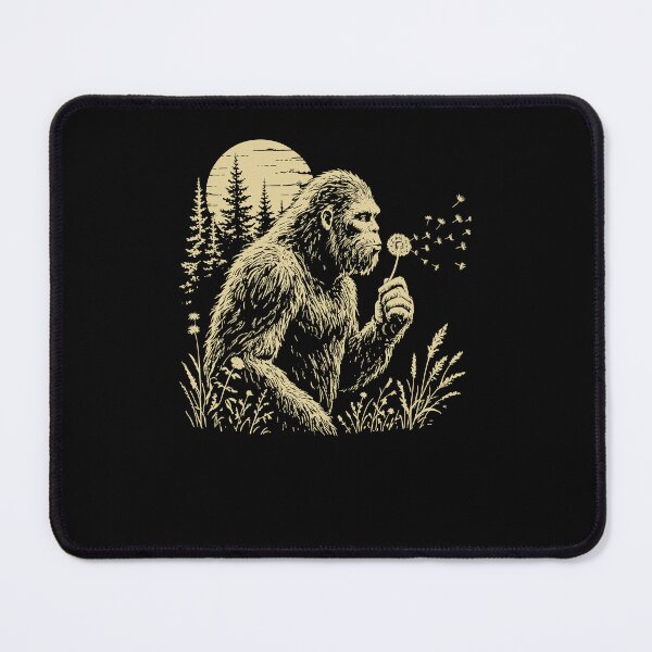 Item preview, Bigfoot Blowing Wishes Funny Bigfoot Blowing Dandelion designed and sold by Hedoraxe.