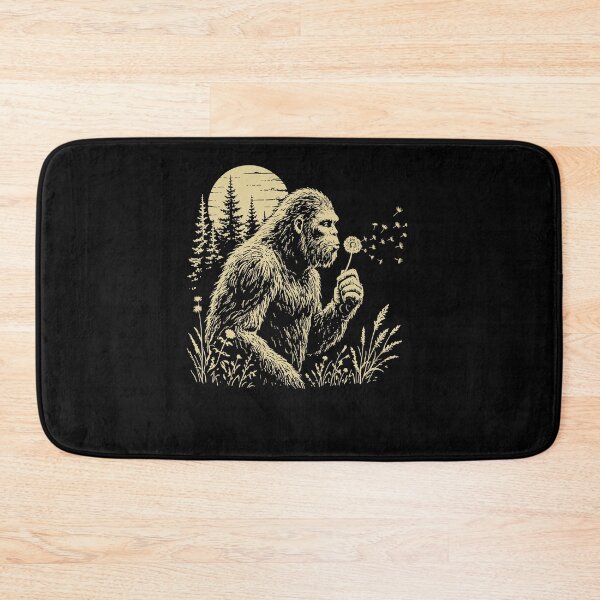 Item preview, Bigfoot Blowing Wishes Funny Bigfoot Blowing Dandelion designed and sold by Hedoraxe.