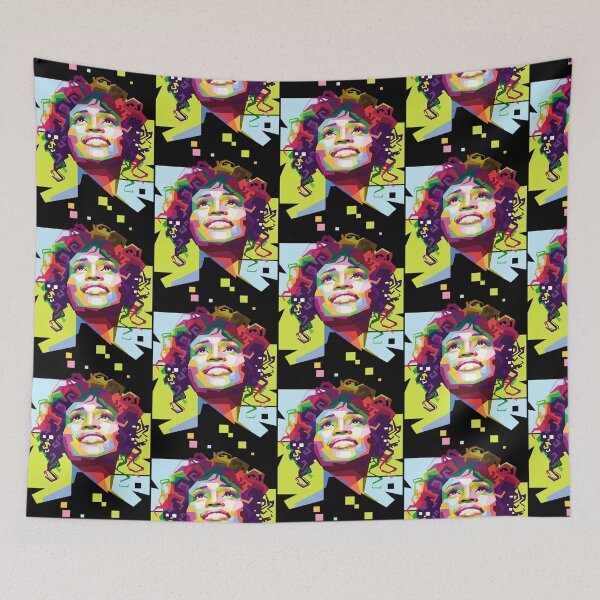 Item preview, Colorful Retro Soul Diva Pop Art For Music Fans Gift For 80S Lovers designed and sold by YokaiFujin.
