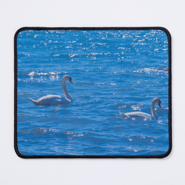 Item preview, The Swans Love The Windy and Sunny Summer Day designed and sold by hurmerinta.