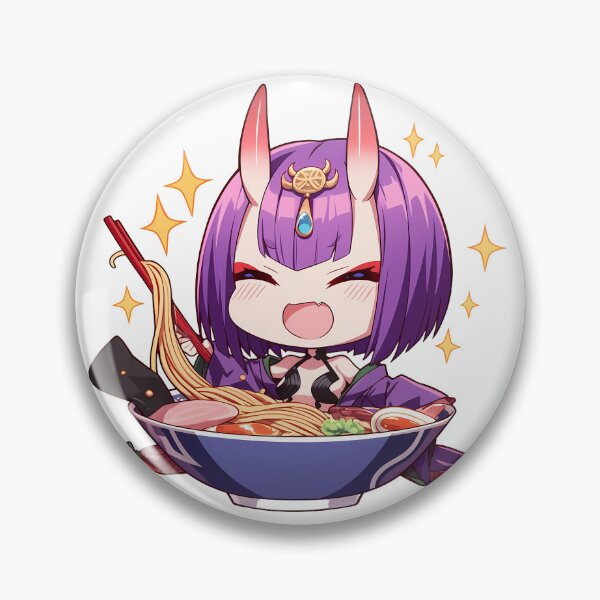 Item preview, Shuten Douji Fate Grand Order Kawaii Ramen Demon Snack Time designed and sold by mildaclairmo.