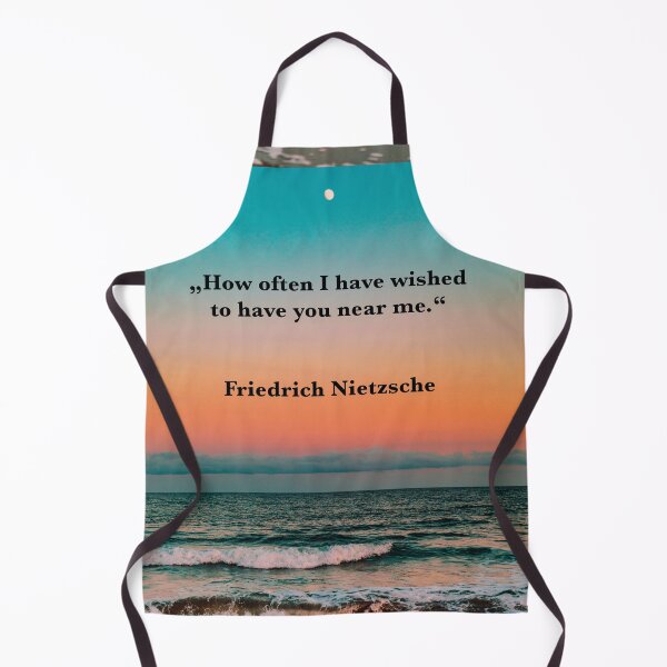 Item preview, Nietzsche quote Wished Near Me Sea Full Moon designed and sold by Mauswohn.