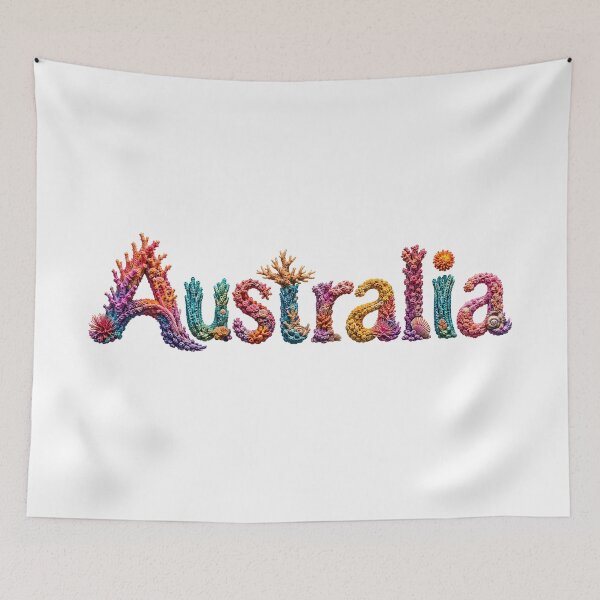 Item preview, Australia Word Art Design – Australian Holiday Keepsake designed and sold by Holiday-Hunter.