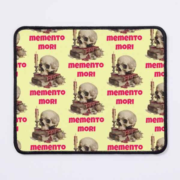 Item preview, Memento Mori skull on old books candle designed and sold by Mauswohn.