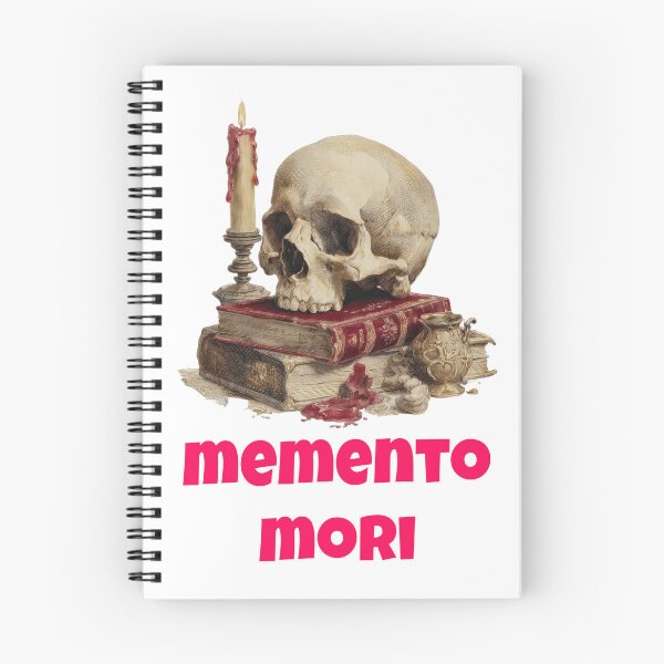 Item preview, Memento Mori skull on old books candle designed and sold by Mauswohn.