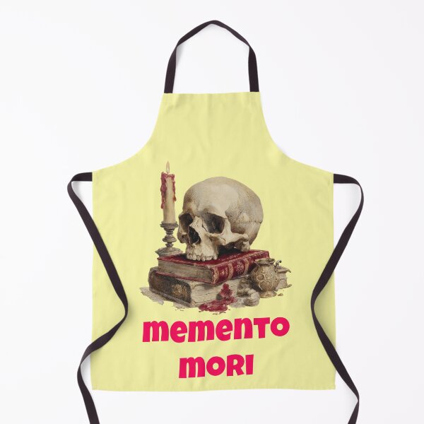 Item preview, Memento Mori skull on old books candle designed and sold by Mauswohn.
