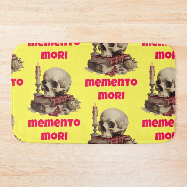 Item preview, Memento Mori skull on old books candle designed and sold by Mauswohn.