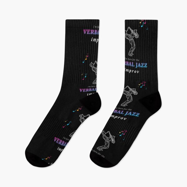 Item preview, I'm Here for the Verbal Jazz Improv Quote Art designed and sold by TheEccentricVox.