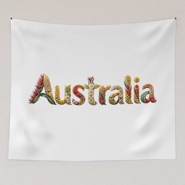 Item preview, Colourful Australia Word Art – Australian Souvenir Design designed and sold by Holiday-Hunter.