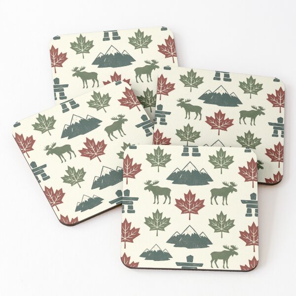 Item preview, Canada Maple Moose Hockey Multicultural Wilderness Diversity designed and sold by ART ATTACK ZONE.