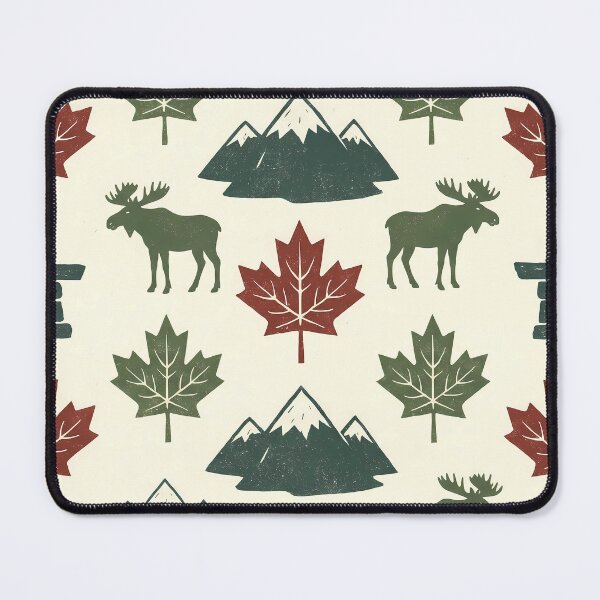 Item preview, Canada Maple Moose Hockey Multicultural Wilderness Diversity designed and sold by ART ATTACK ZONE.