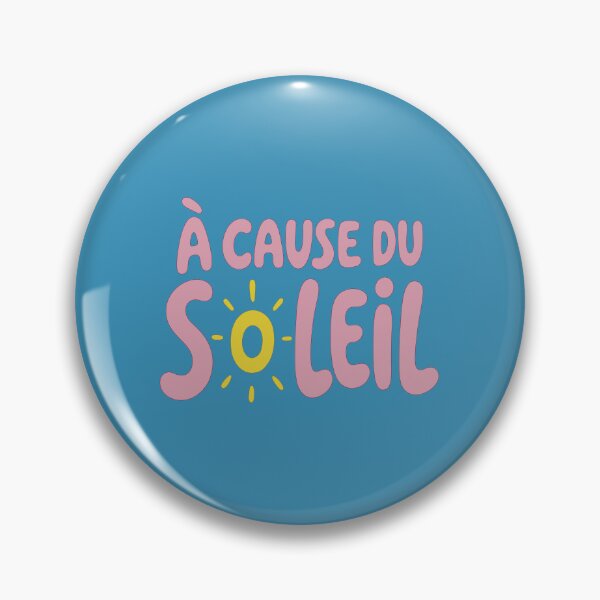 Item preview, À Cause du Soleil — Because of the Sun French Typography  designed and sold by AbsoluteMotif.