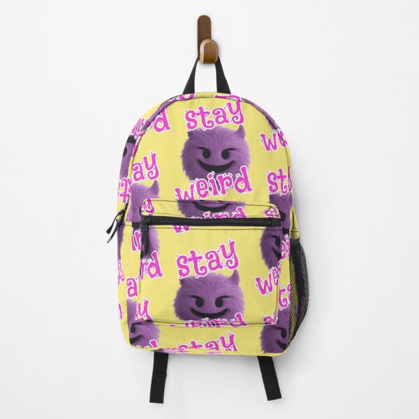 Item preview, Stay Weird Purple Fluffy Monster Saying Pink designed and sold by Mauswohn.