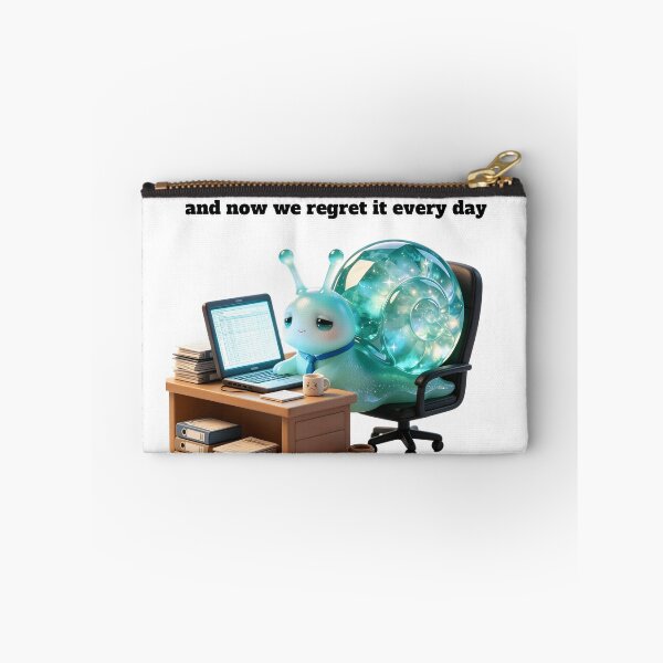 Item preview, Emerald Snail - Workplace Regret: The Invented Struggle designed and sold by ABYSSLAB.
