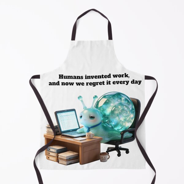 Item preview, Emerald Snail - Workplace Regret: The Invented Struggle designed and sold by ABYSSLAB.