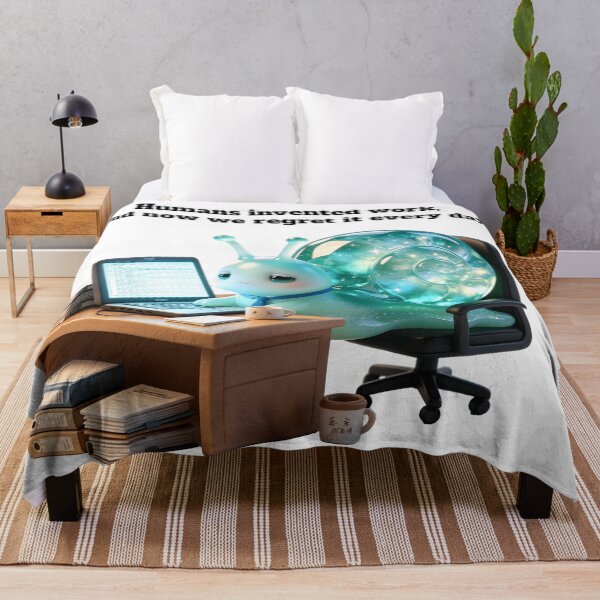 Item preview, Emerald Snail - Workplace Regret: The Invented Struggle designed and sold by ABYSSLAB.