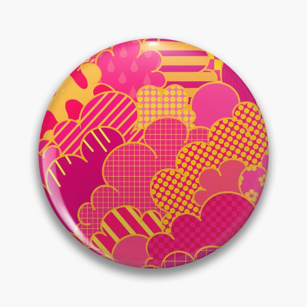 Item preview, Cartoon Cumulus - Sunset Patchwork designed and sold by atalablues.