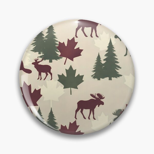 Item preview, Nature Canada Maple Moose Hockey Multicultural Wilderness Diversity designed and sold by ART ATTACK ZONE.