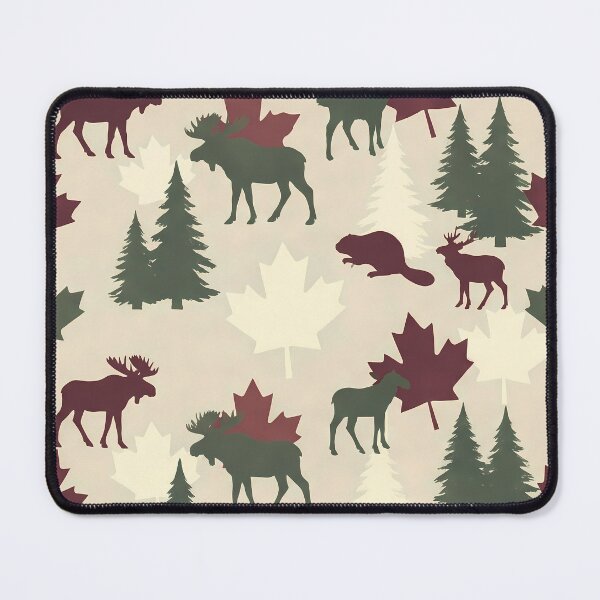 Item preview, Nature Canada Maple Moose Hockey Multicultural Wilderness Diversity designed and sold by ART ATTACK ZONE.