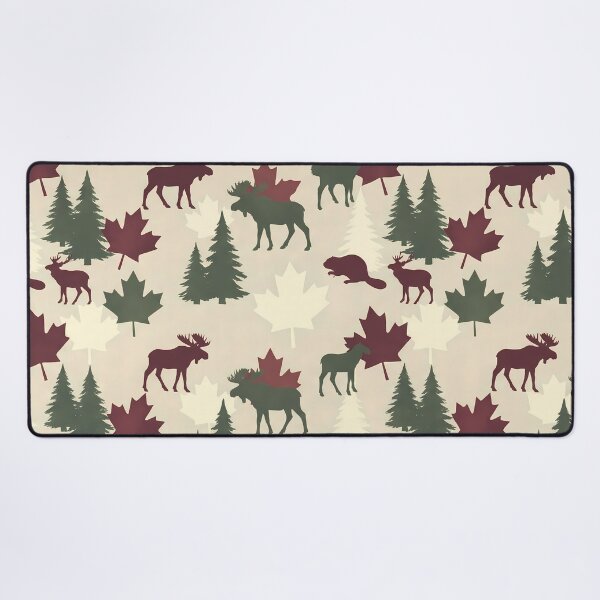 Item preview, Nature Canada Maple Moose Hockey Multicultural Wilderness Diversity designed and sold by ART ATTACK ZONE.