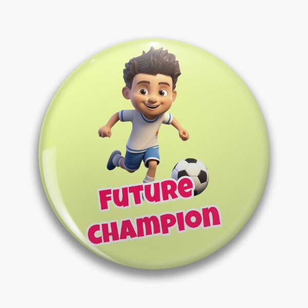 Item preview, Future Champion boy at football training quote designed and sold by Mauswohn.