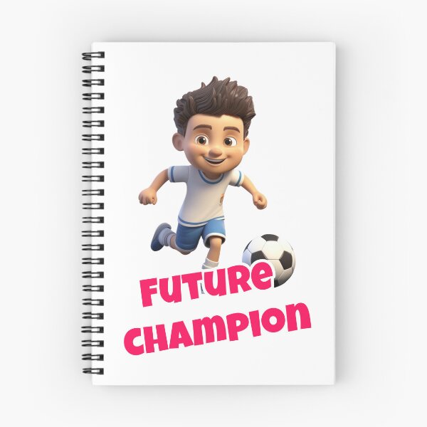Item preview, Future Champion boy at football training quote designed and sold by Mauswohn.