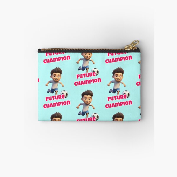 Item preview, Future Champion boy at football training quote designed and sold by Mauswohn.
