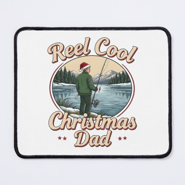 Item preview, Reel Cool Christmas Dad Fishing Holiday designed and sold by LuloCreative.