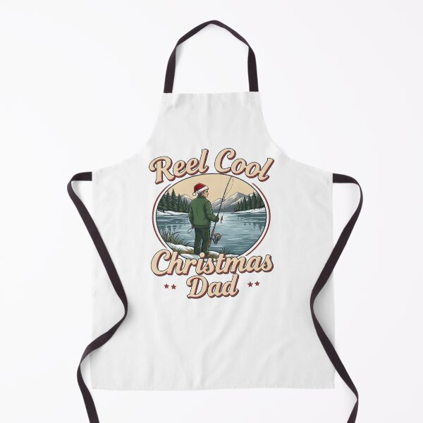 Item preview, Reel Cool Christmas Dad Fishing Holiday designed and sold by LuloCreative.