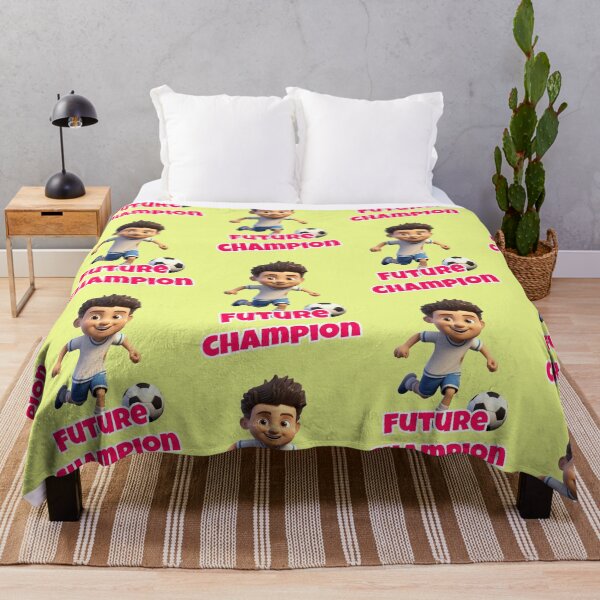 Item preview, Future Champion boy at football training quote designed and sold by Mauswohn.