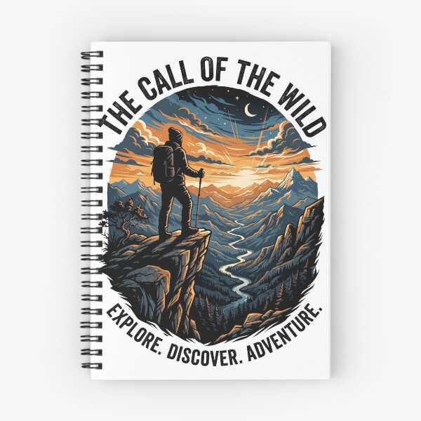Item preview, The Call of the Wild Hiker Sunset designed and sold by misbahsiro.
