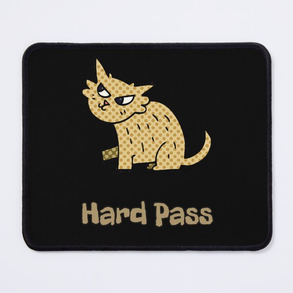 Item preview, Hard Pass Cat – Bold Reaction Cat Funny Introvert Boundary Meme Design designed and sold by ContigoART.