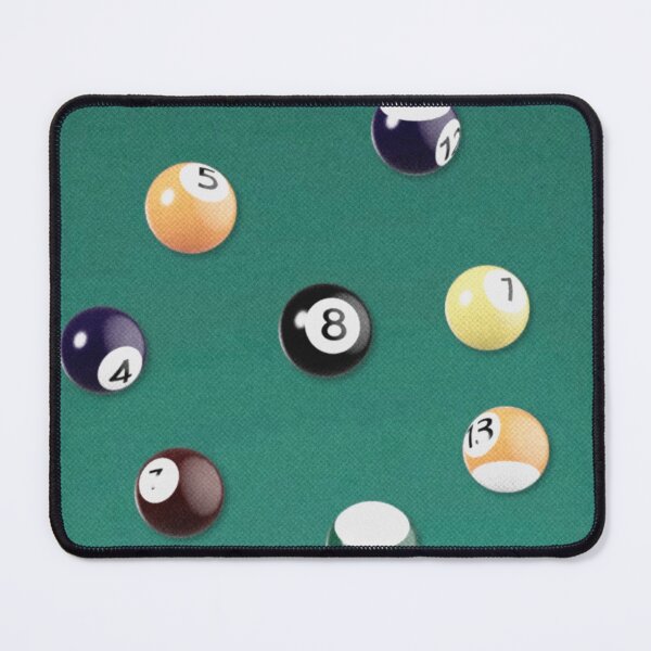 Item preview, billiard table with pool balls designed and sold by meuliasshop.