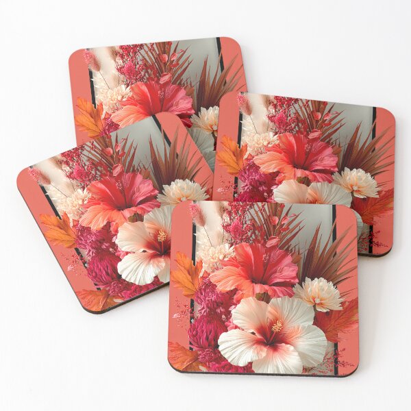 Item preview, Vibrant Red Floral Bouquet in Black Frame designed and sold by colorful-white.