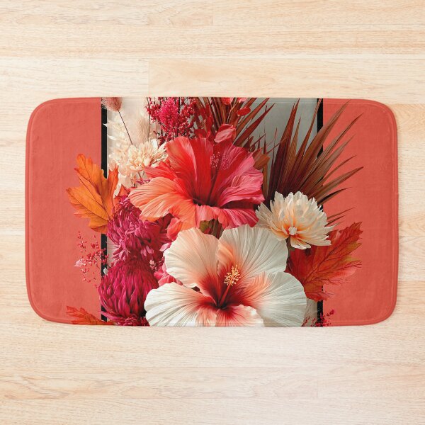 Item preview, Vibrant Red Floral Bouquet in Black Frame designed and sold by colorful-white.