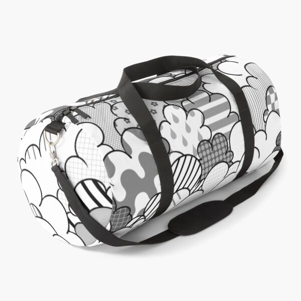 Item preview, Cartoon Cumulus - Light Noir Patchwork designed and sold by atalablues.