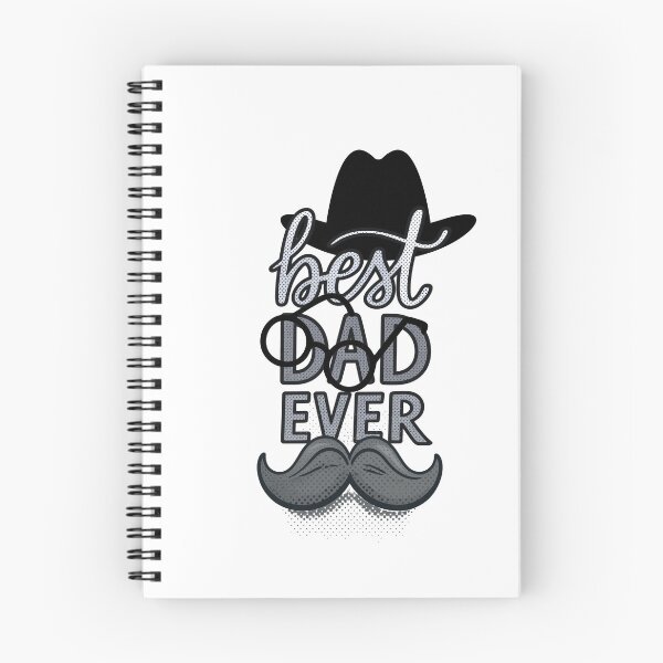 Item preview, Best Dad Ever with Black/White/Gray Mustache, Glasses & Hat designed and sold by jeweleddesigns.